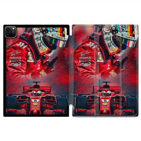Coque Renforcée Pour Ipad Air 11 M2 2024 Formule 1 F1 Ferrari