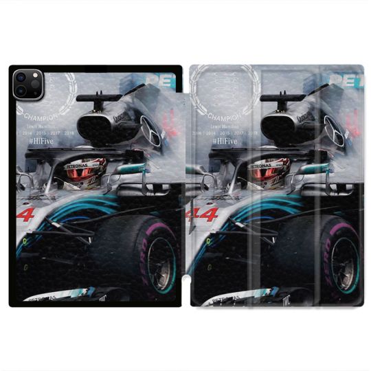 Coque Renforcée Pour Ipad Air 11 M2 2024 Formule 1 F1 Mercedes Petronas