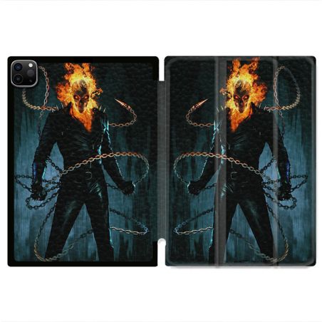 Coque Renforcée Pour Ipad Air 11 M2 2024 Ghost Rider