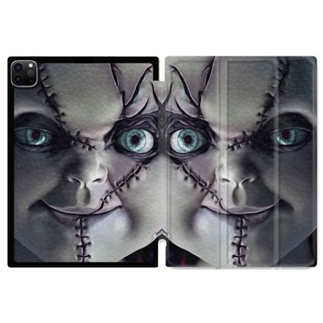 Coque Renforcée Pour Ipad Air 11 M2 2024 Horreur Chucky Cicatrice