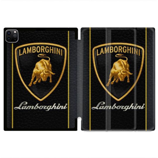 Coque Renforcée Pour Ipad Air 11 M2 2024 Lamborghini Carbone