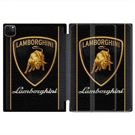 Coque Renforcée Pour Ipad Air 11 M2 2024 Lamborghini Carbone