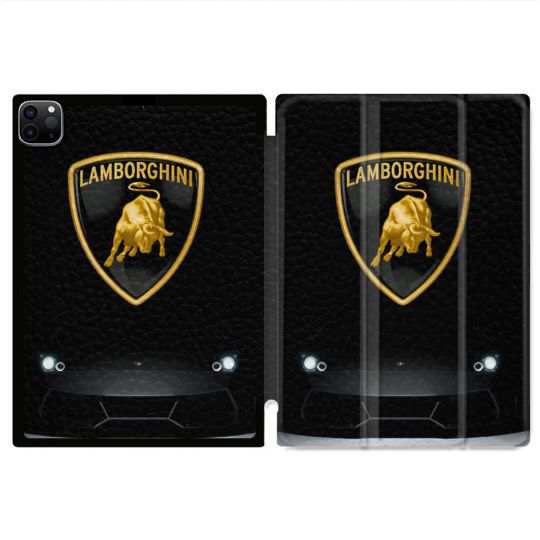 Coque Renforcée Pour Ipad Air 11 M2 2024 Lamborghini Noir