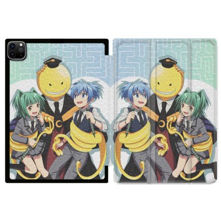Coque Renforcée Pour Ipad Air 11 M2 2024 Manga Assassination Classroom Kuro Trio