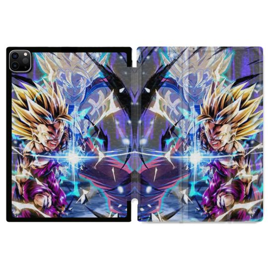 Coque Renforcée Pour Ipad Air 11 M2 2024 Manga Dragon Ball Sangohan Duo