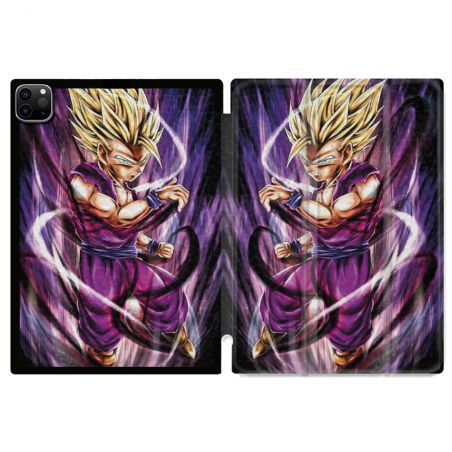 Coque Renforcée Pour Ipad Air 11 M2 2024 Manga Dragon Ball Sangohan Violet