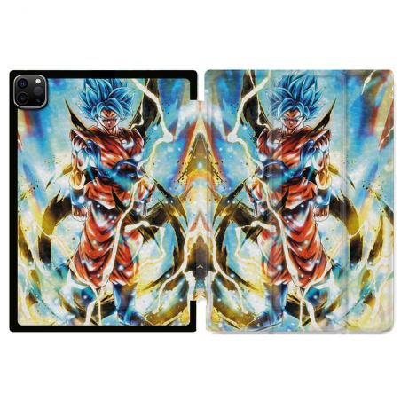 Coque Renforcée Pour Ipad Air 11 M2 2024 Manga Dragon Ball Sangoku Blanc