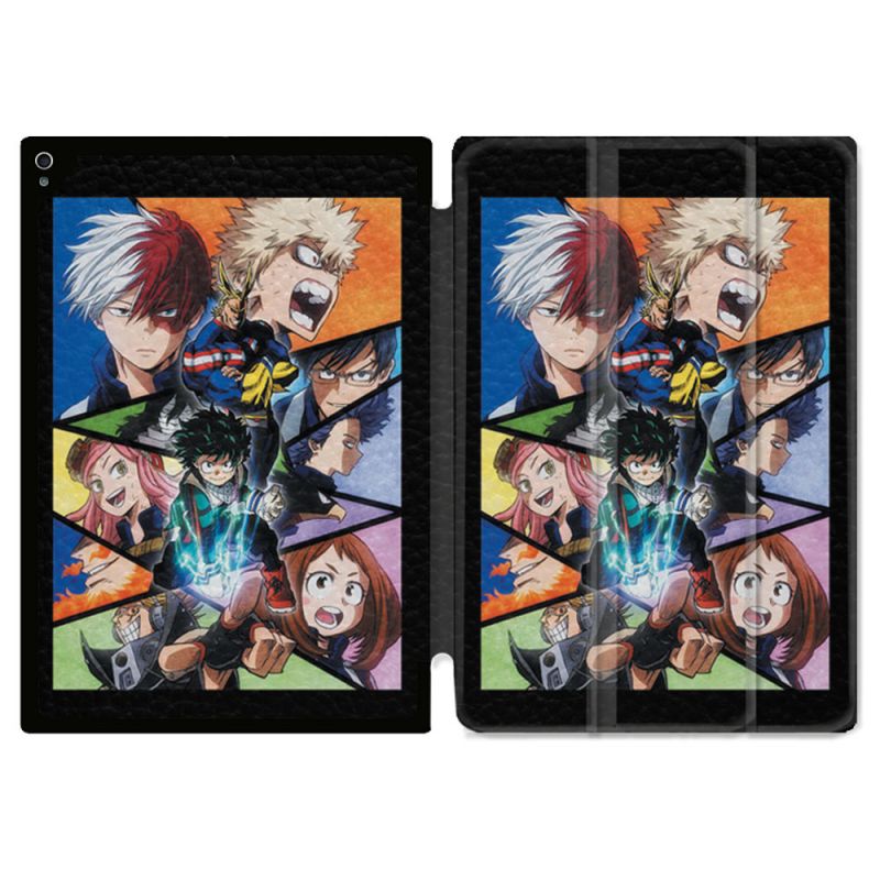 Coque Renforcée Pour Ipad Air 11 M2 2024 Manga My Hero Academia Noir
