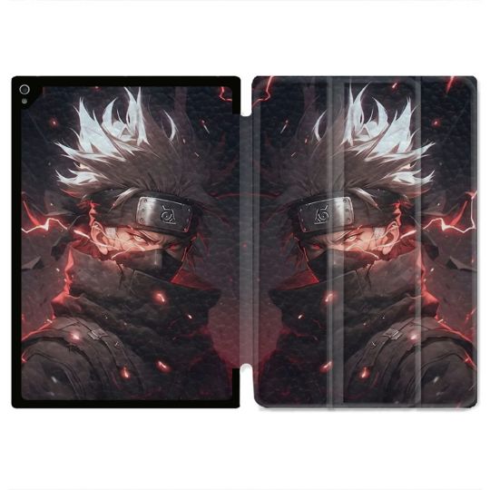 Coque Renforcée Pour Ipad Air 11 M2 2024 Manga Naruto Kakashi Dark
