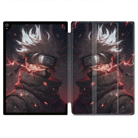 Coque Renforcée Pour Ipad Air 11 M2 2024 Manga Naruto Kakashi Dark