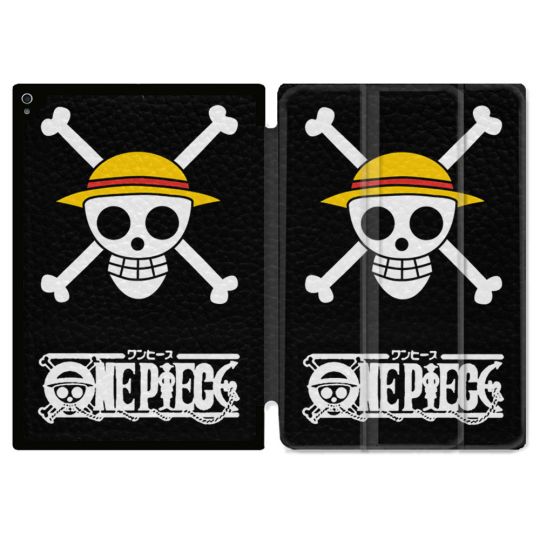 Coque Renforcée Pour Ipad Air 11 M2 2024 Manga One Piece Tete de Mort