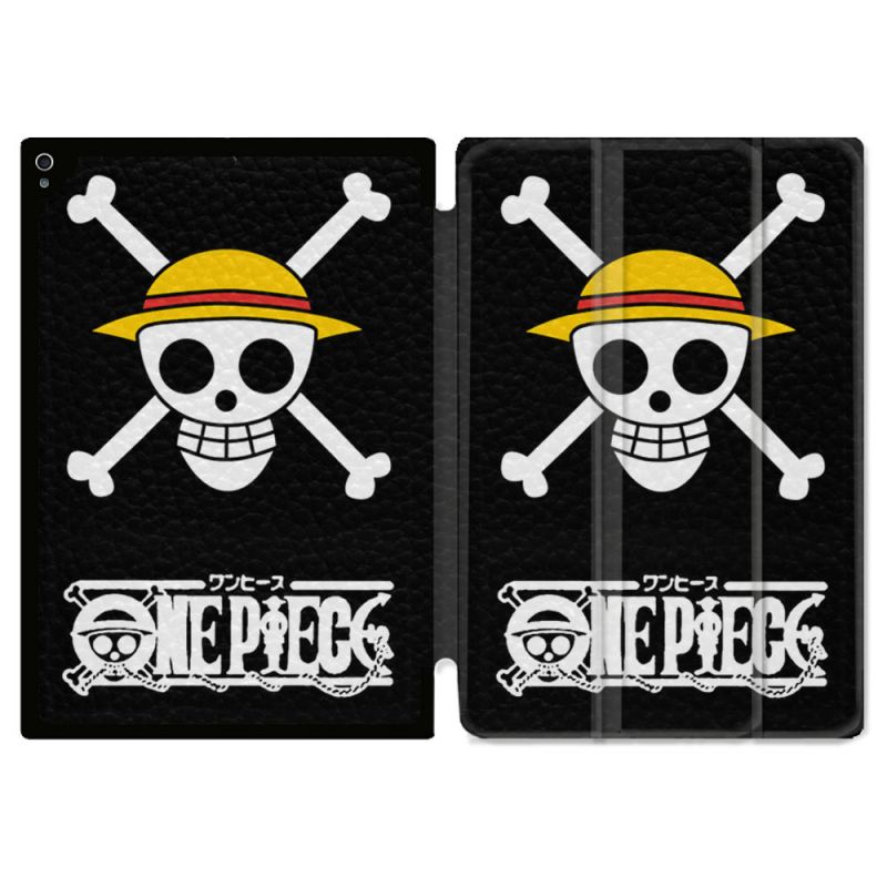Coque Renforcée Pour Ipad Air 11 M2 2024 Manga One Piece Tete de Mort