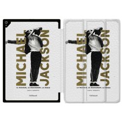 Coque Renforcée Pour Ipad Air 11 M2 2024 Michael Jackson Blanc