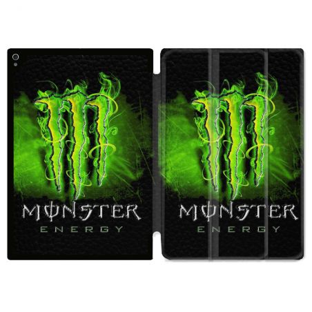Coque Renforcée Pour Ipad Air 11 M2 2024 Monster Energy Vert