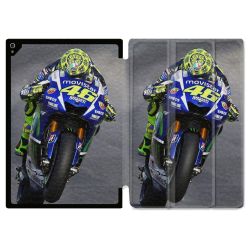 Coque Renforcée Pour Ipad Air 11 M2 2024 Moto Course GP Wheeling 46