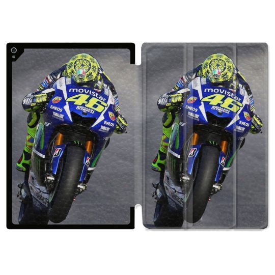 Coque Renforcée Pour Ipad Air 11 M2 2024 Moto Course GP Wheeling 46