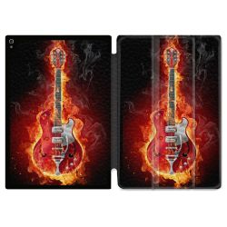 Coque Renforcée Pour Ipad Air 11 M2 2024 Musique Guitare Electrique