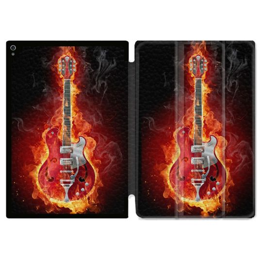 Coque Renforcée Pour Ipad Air 11 M2 2024 Musique Guitare Electrique