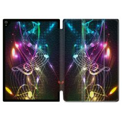 Coque Renforcée Pour Ipad Air 11 M2 2024 Musique Partition Multicolore