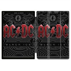 Coque Renforcée Pour Ipad Air 11 M2 2024 Musique Rock ACDC Rouge