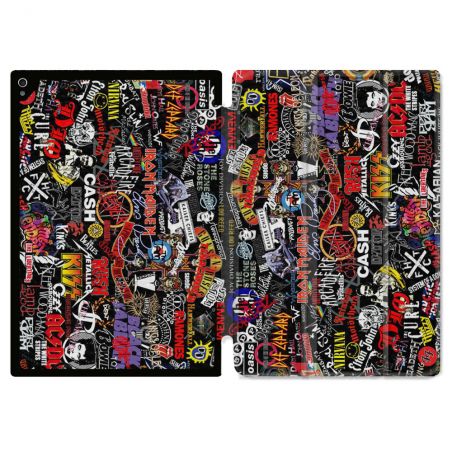 Coque Renforcée Pour Ipad Air 11 M2 2024 Musique Rock Groupe