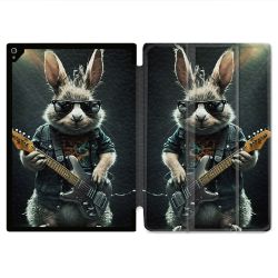 Coque Renforcée Pour Ipad Air 11 M2 2024 Musique Rock Lapin