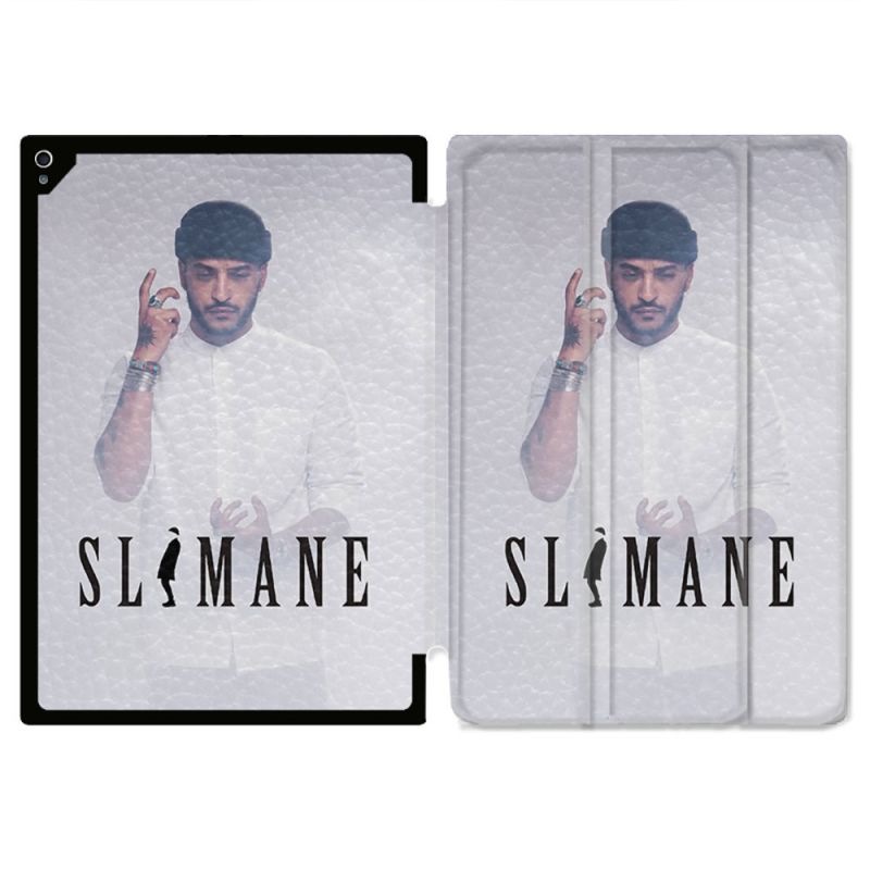 Coque Renforcée Pour Ipad Air 11 M2 2024 Musique Slimane Blanc