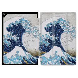 Coque Renforcée Pour Ipad Air 11 M2 2024 Peinture La Grande Vague