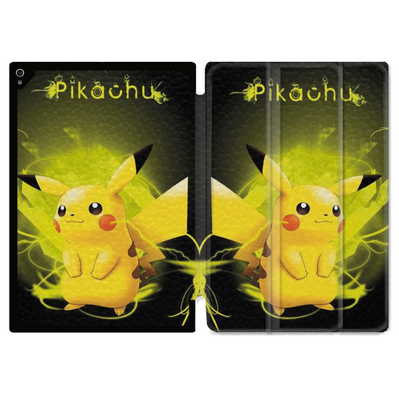 Coque Renforcée Pour Ipad Air 11 M2 2024 Pokemon Pikachu Eclair