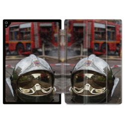 Coque Renforcée Pour Ipad Air 11 M2 2024 Pompier Casque Camion