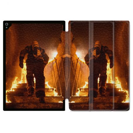 Coque Renforcée Pour Ipad Air 11 M2 2024 Pompier Escalier