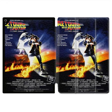Coque Renforcée Pour Ipad Air 11 M2 2024 Retour Vers Le Futur Affiche