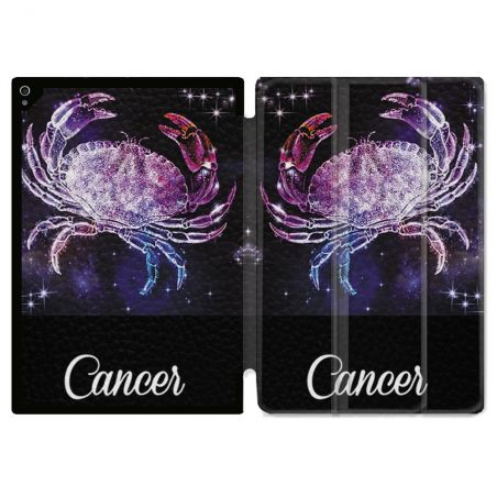 Coque Renforcée Pour Ipad Air 11 M2 2024 Signe Zodiaque 2 Cancer