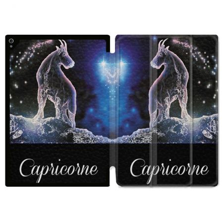 Coque Renforcée Pour Ipad Air 11 M2 2024 Signe Zodiaque 2 Capricorne