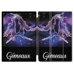 Coque Renforcée Pour Ipad Air 11 M2 2024 Signe Zodiaque 2 Gémeaux