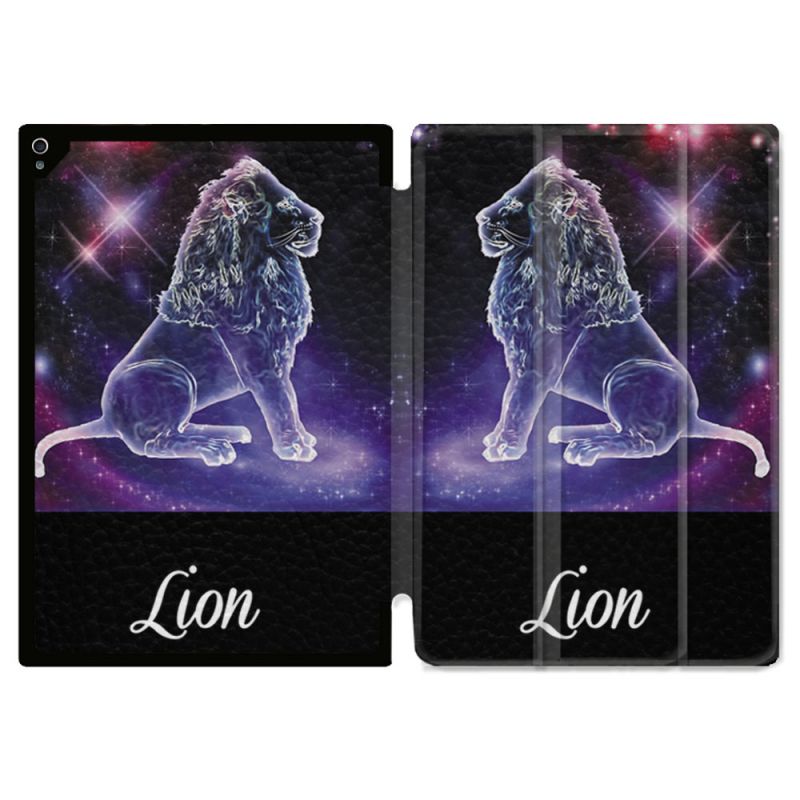 Coque Renforcée Pour Ipad Air 11 M2 2024 Signe Zodiaque 2 Lion
