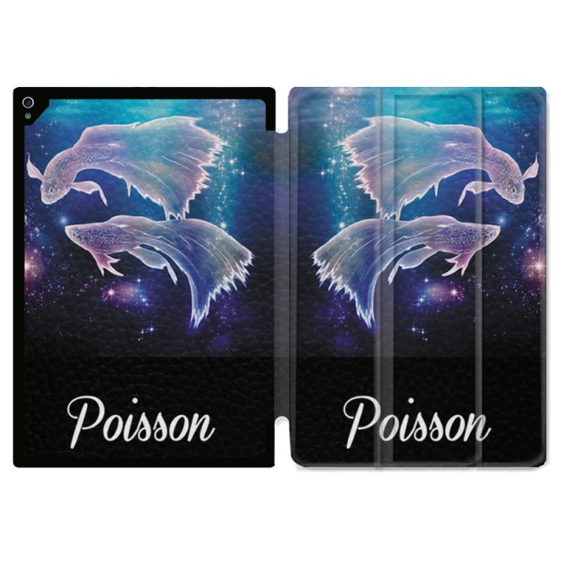 Coque Renforcée Pour Ipad Air 11 M2 2024 Signe Zodiaque 2 Poisson