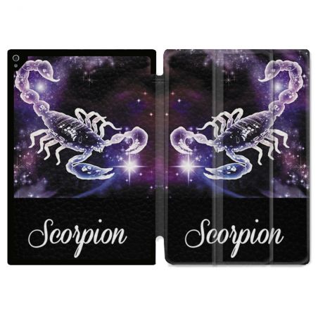 Coque Renforcée Pour Ipad Air 11 M2 2024 Signe Zodiaque 2 Scorpion