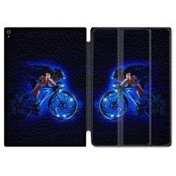 Coque Renforcée Pour Ipad Air 11 M2 2024 Sport Cyclisme Bleu