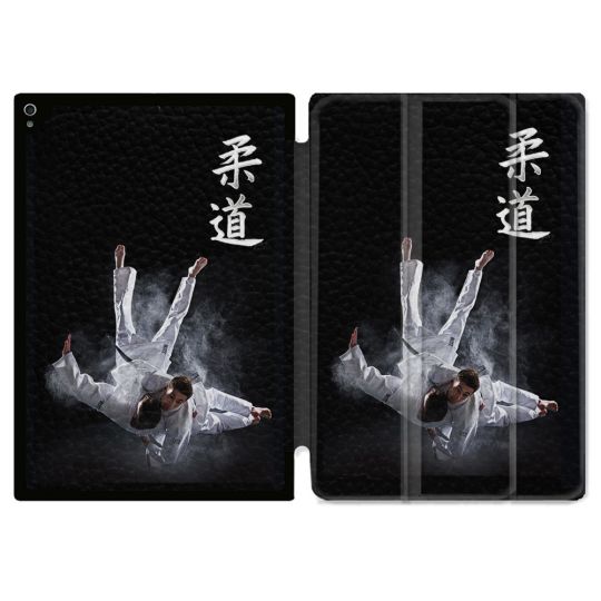 Coque Renforcée Pour Ipad Air 11 M2 2024 Sport Judo Noir