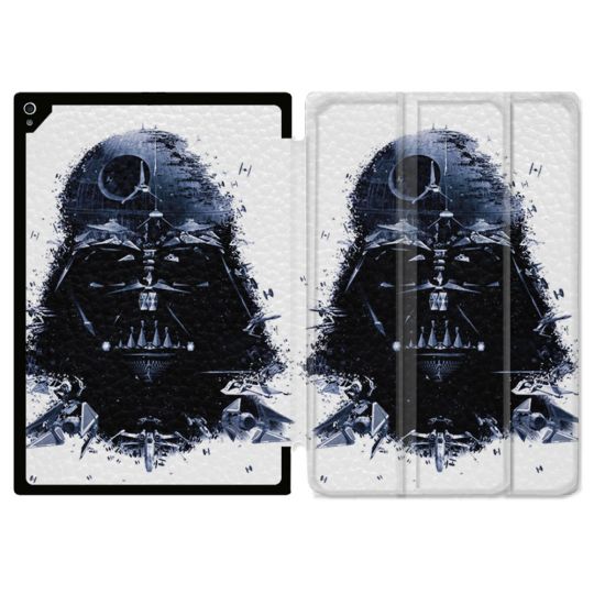 Coque Renforcée Pour Ipad Air 11 M2 2024 Star Wars - Dark Vador Blanc