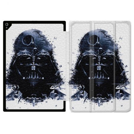 Coque Renforcée Pour Ipad Air 11 M2 2024 Star Wars - Dark Vador Blanc
