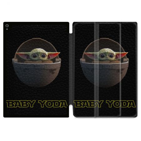 Coque Renforcée Pour Ipad Air 11 M2 2024 Star Wars - Yoda bebe noir