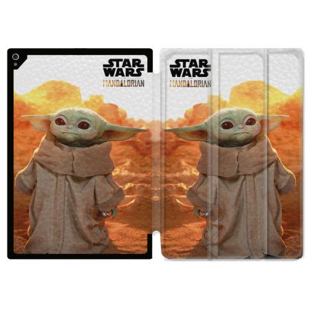 Coque Renforcée Pour Ipad Air 11 M2 2024 Star Wars - Yoda bebe soleil