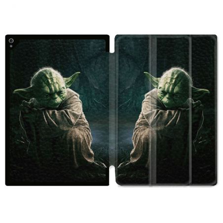 Coque Renforcée Pour Ipad Air 11 M2 2024 Star Wars - Yoda sombre