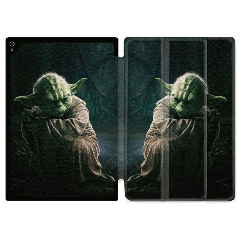 Coque Renforcée Pour Ipad Air 11 M2 2024 Star Wars - Yoda sombre
