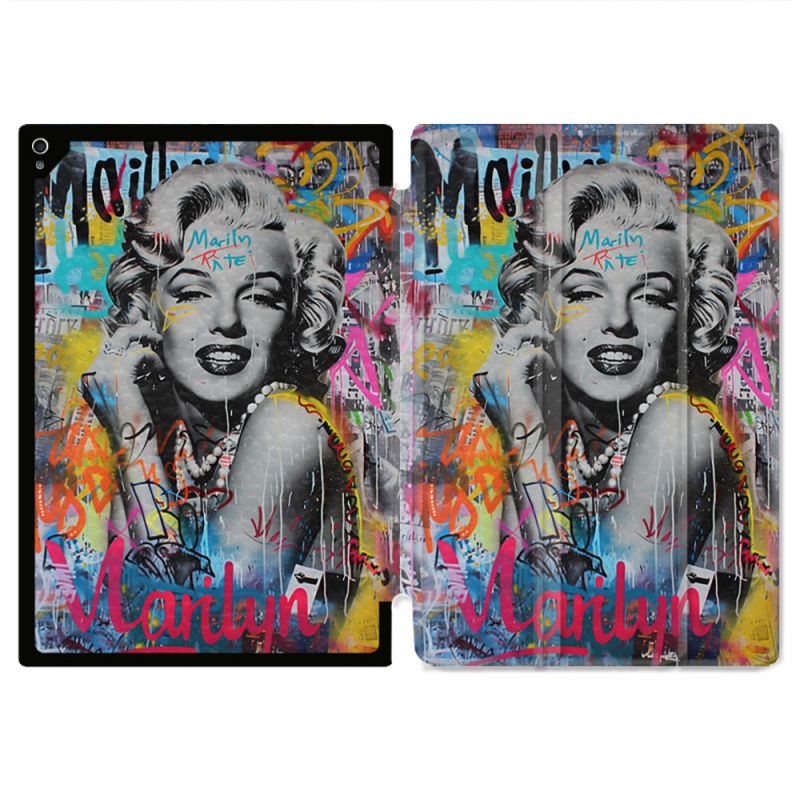 Coque Renforcée Pour Ipad Air 11 M2 2024 Street Art Maryline Monroe