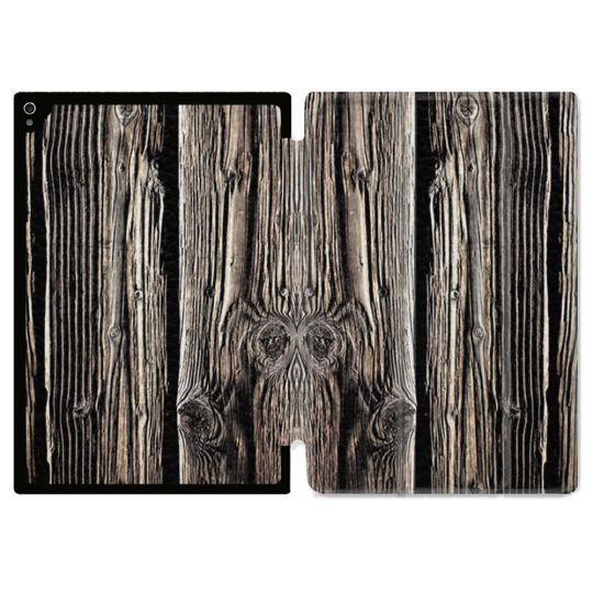 Coque Renforcée Pour Ipad Air 11 M2 2024 Texture Bois