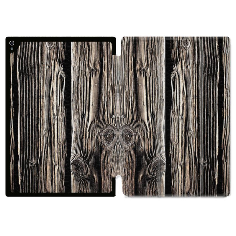Coque Renforcée Pour Ipad Air 11 M2 2024 Texture Bois