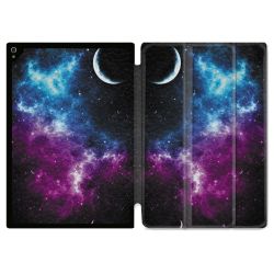 Coque Renforcée Pour Ipad Air 11 M2 2024 Univers Bleu Violet